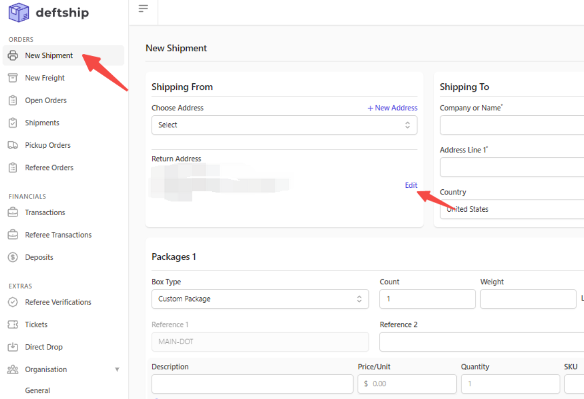 how-to-set-default-return-address